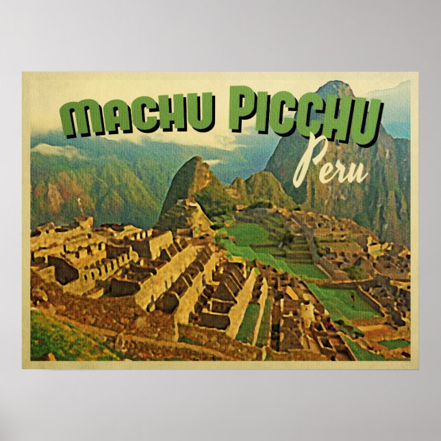 Affiche Machu Picchu (Devant)