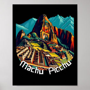 Affiche Machu Picchu Cusco Pérou Sentier Inca Machu Picchu