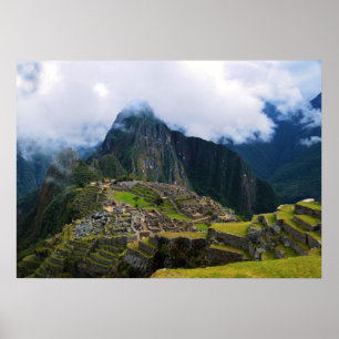 Affiche Machu Picchu Overlook, Pérou