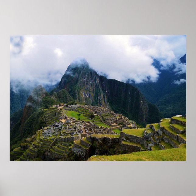 Affiche Machu Picchu Overlook, Pérou (Devant)