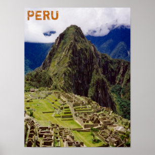 Affiche Machu Picchu, Pérou