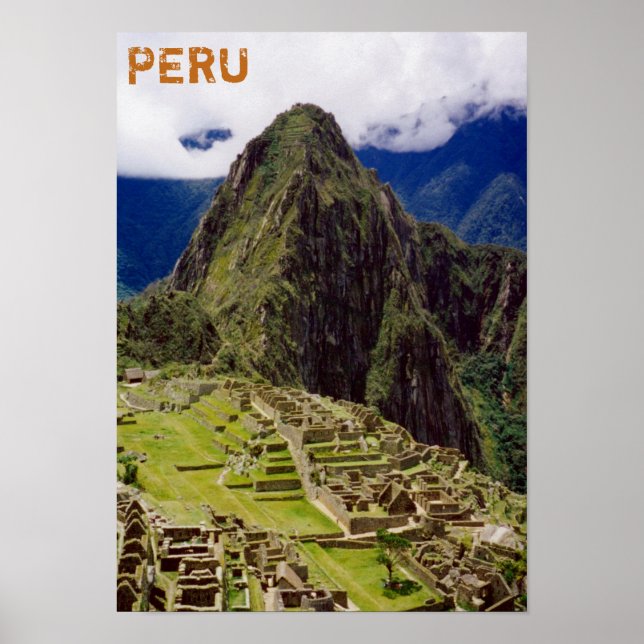 Affiche Machu Picchu, Pérou (Devant)