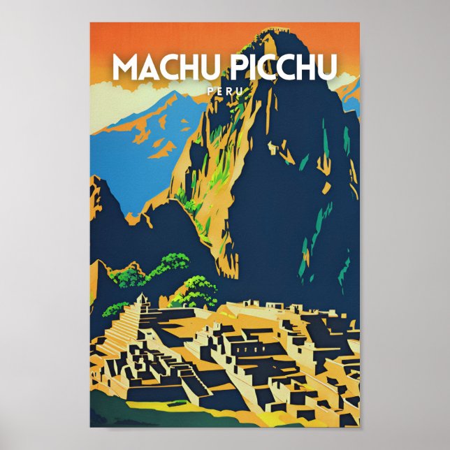 Affiche Machu Picchu, Pérou (Devant)