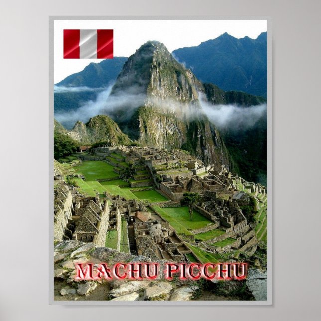 Affiche Machu Picchu - Pérou - (Devant)