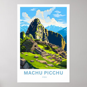 Affiche Machu Picchu Pérou Imprimer