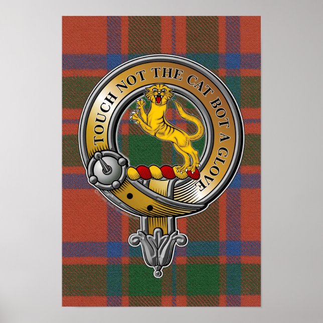 Affiche MacIntosh Tartan & Badge (Devant)