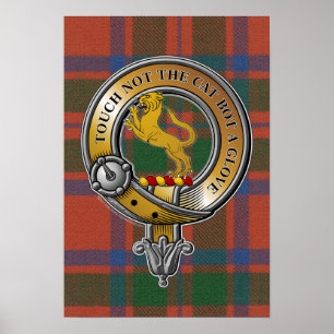 Affiche MacIntosh Tartan & Badge