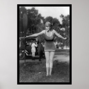 Affiche Mack Sennett Beauté de bain 1915