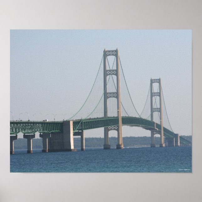 Affiche Mackinac Bridge (Devant)