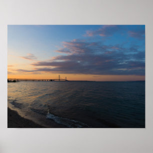 Affiche Mackinaw City Dusk