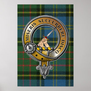 Affiche MacMillan Tartan & Badge