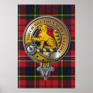 Affiche MacPherson Tartan & Badge
