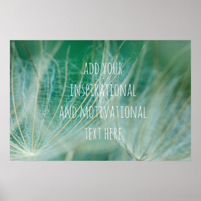 Affiche macro Dandelion (Devant)