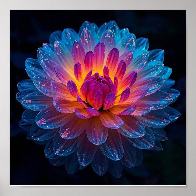Affiche Macro Fleur d'Aurore (Devant)