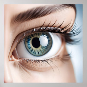 Affiche Macro oeil femelle