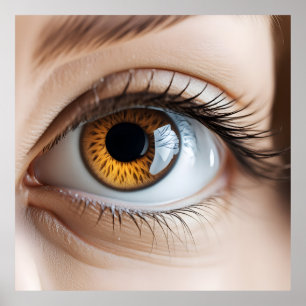 Affiche Macro oeil femelle