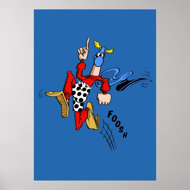 Affiche Mad Magazine Capitaine Klutz Sticker (Devant)