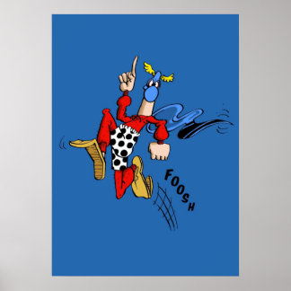 Affiche Mad Magazine Capitaine Klutz Sticker