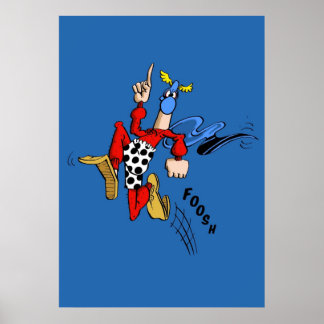 Affiche Mad Magazine Capitaine Klutz Sticker