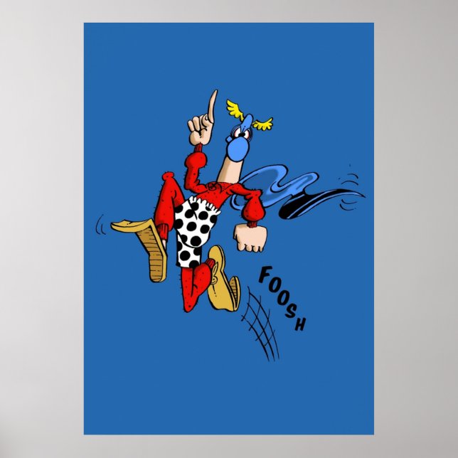 Affiche Mad Magazine Capitaine Klutz Sticker (Devant)