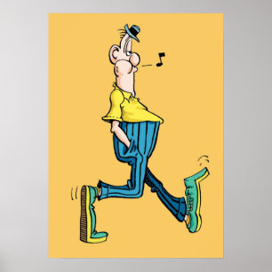 Affiche Mad Magazine Don Martin Sticker Masque