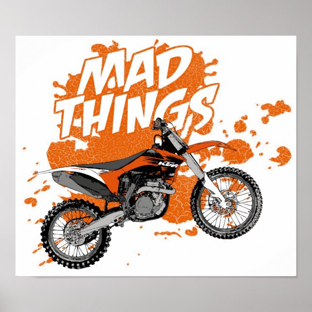 Affiche Mad moto team (Devant)