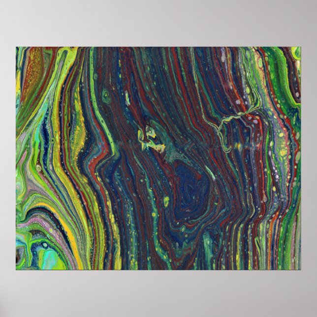 Affiche Mad Passion 1 Sauvages Grandes Taches Abstraites I (Devant)