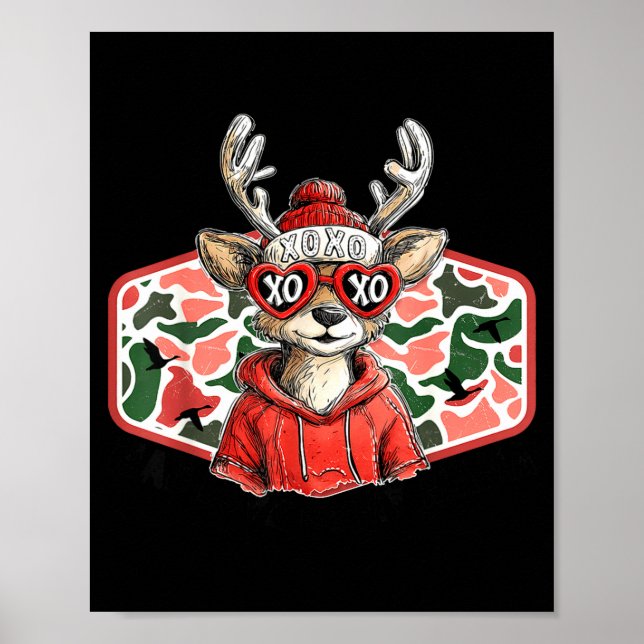 Affiche Mad Retro Love For My Mama Deer Hunting Boys Valen (Devant)