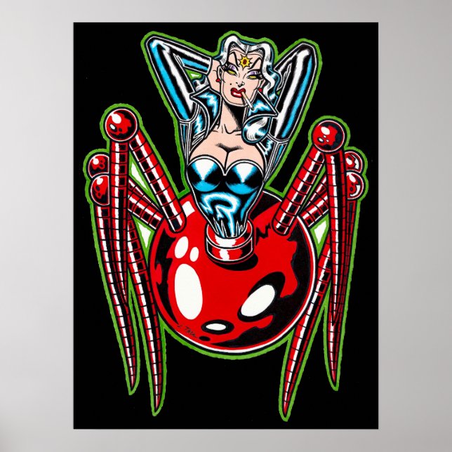 Affiche Madam Mechanism™/Mecha Spider (Devant)