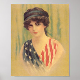 Affiche Madame Amérique
