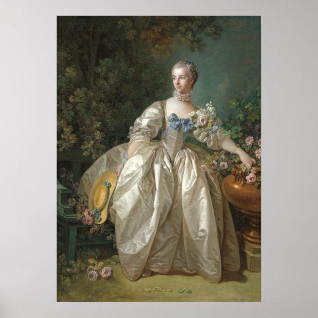 Affiche Madame Bergeret - François Boucher Beaux Arts (Devant)