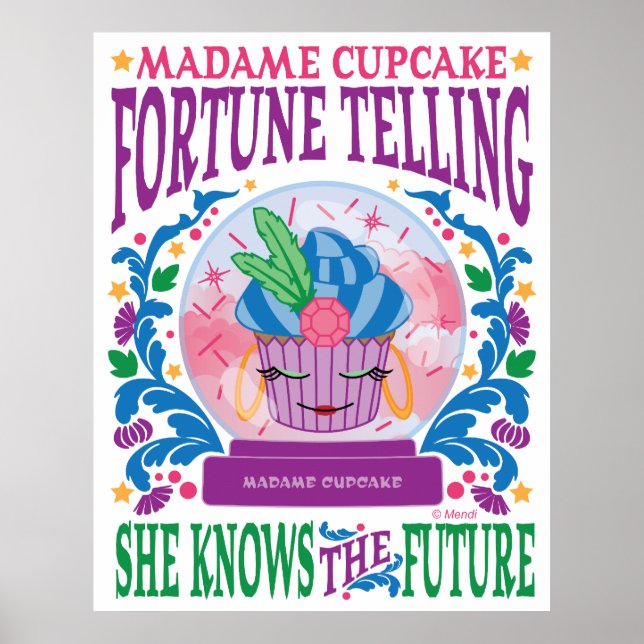 Affiche Madame Cupcake Fortune (Devant)