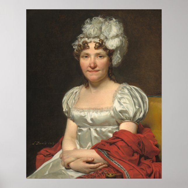 Affiche Madame David - Jacques-Louis David Art (Devant)