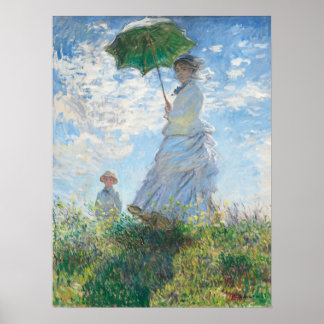 Affiche Madame et son fils par Claude Monet