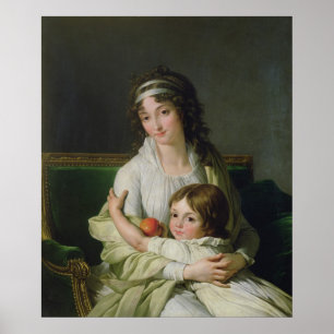 Affiche Madame Jeanne-Justine Boyer-Fonfrede et elle