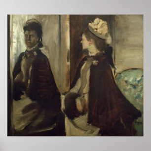Affiche Madame Jeantaud d'Edgar Degas   dans le miroir