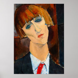 Affiche Madame Kisling, 1917 par Amedeo Modigliani