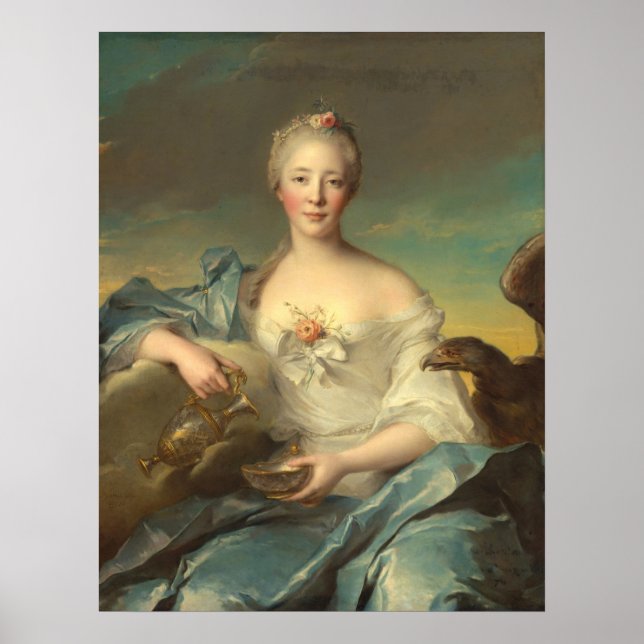 Affiche Madame Le Fèvre - Jean-Marc Nattier Beaux-Arts (Devant)