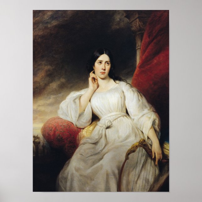 Affiche Madame Malibran dans le rôle de Desdiana, 1830 (Devant)