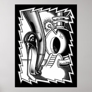 Affiche Madame Mars™/Chambre de Téléportation