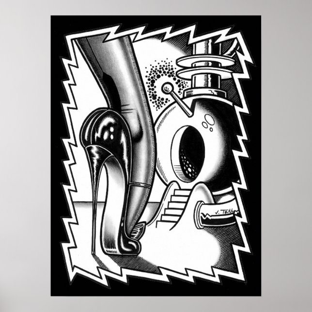 Affiche Madame Mars™/Chambre de Téléportation (Devant)