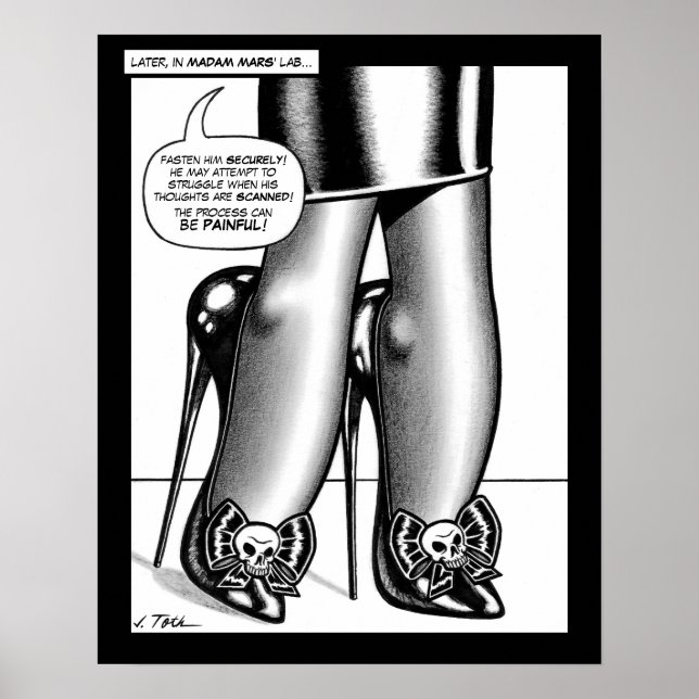 Affiche Madame Mars™/talons hauts (Devant)