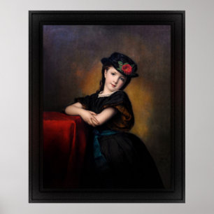 Affiche Mädchenporträt by Samuel Baruch Ludwig Halle