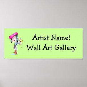 Affiche Made-to-order Art Gallery sign