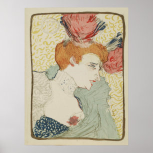 Affiche Mademoiselle Marcelle Lender par Toulouse Lautrec