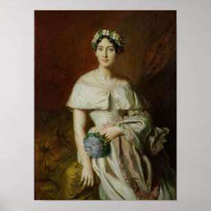 Affiche Mademoiselle Marie-Therese de Cabarrus, 1848