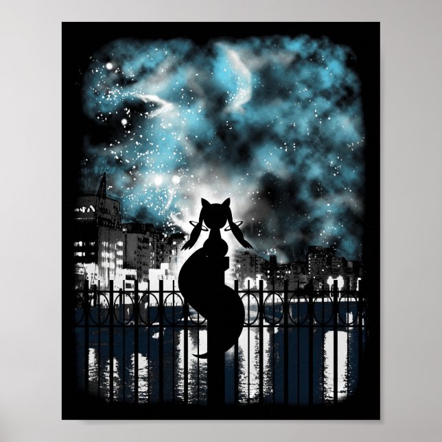 Affiche Madoka - Kyubey (Devant)