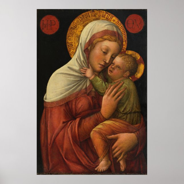 Affiche Madone et Enfant, Jacopo Bellini (années 1450) (Devant)
