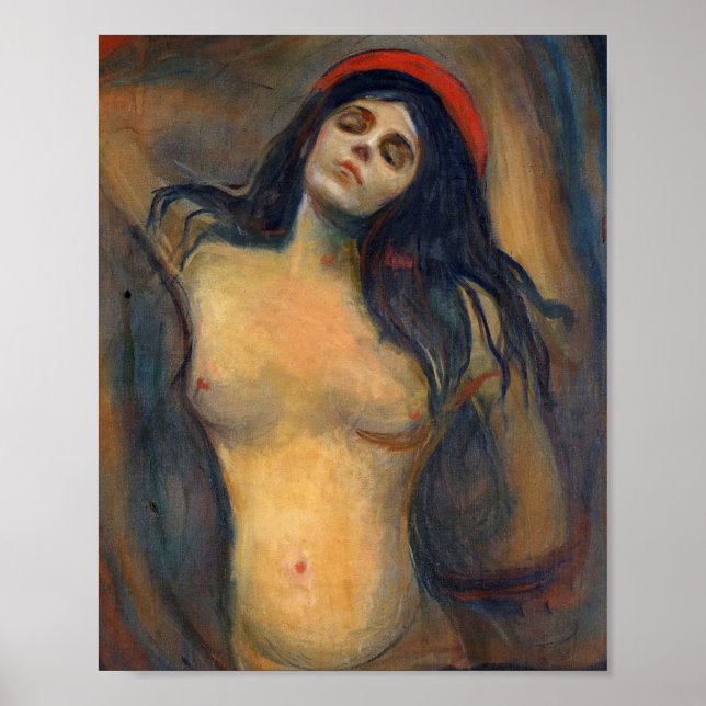 Affiche Madonna 1894 Par Edvard Munch (Devant)