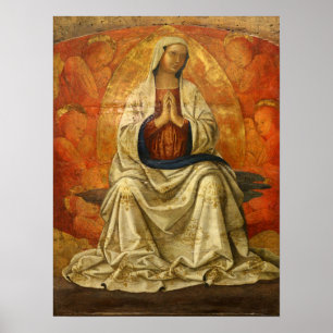 Affiche Madonna à Gloria (Vierge Marie inscrite)